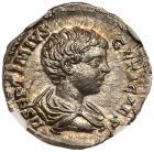 Geta. Silver Denarius (3.29 g), as Caesar, AD 198-209