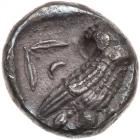 Philistia, Gaza. Silver Drachm (3.90 g), mid 5th century-333 BC VF - 2