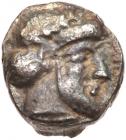 Philistia, Gaza. Silver Obol (0.66 g), mid 5th century-333 BC Choice VF