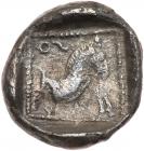 Philistia, Gaza. Silver Drachm (3.42 g), mid 5th century-333 BC Fine to VF - 2