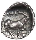 Thrace, Ainos. Silver Diobol (1.28 g), ca. 408/7-407/6 BC EF - 2