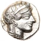 Attica, Athens. Silver Tetradrachm (17.15 g), ca. 454-404 BC Superb EF