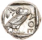 Attica, Athens. Silver Tetradrachm (17.15 g), ca. 454-404 BC Superb EF - 2