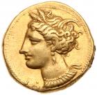 Zeugitania, Carthage. Electrum Stater (4.79 g), ca. 310-290 BC EF