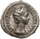 Orbiana. Silver Denarius (3.07 g), Augusta, AD 225-227 Choice VF