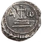 Maurice Tiberius. Silver 1/2 Siliqua (0.80 g), 582-602 VF - 2