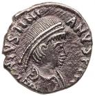 Justinian I. Silver 1/2 Siliqua (1.28 g), 527-565 EF