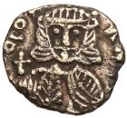 Constantine V Copronymus. Electrum Tremissis (1.00 g), 741-775 VF - 2