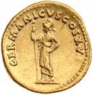 Domitian. Gold Aureus (7.52 g), AD 81-96 Choice VF - 2