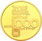 Israel. 1000 Lirot, 1978 Choice Brilliant Proof - 2