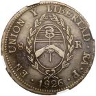 Argentina. 8 Reales, 1826-RA P NGC VF30 - 2