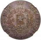 Chile. 8 Reales, 1848-So JM NGC AU55