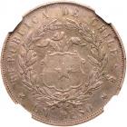 Chile. Peso, 1853-So NGC AU53