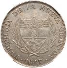 Colombia. 8 Reales, 1847 NGC AU55