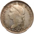 Colombia. Peso, 1871 (Bogota) NGC EF45