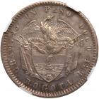 Colombia. Peso, 1871 (Bogota) NGC EF45 - 2