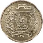 Dominican Republic. Peso, 1939 NGC MS61 - 2