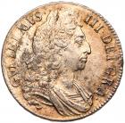 Great Britain. Crown, 1696 NGC MS64