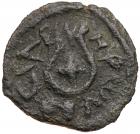 Judaea, Herodian Kingdom. Herod I. AE 2 Prutot (2.47 g), 40 BCE.-4 CE VF