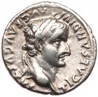 Tiberius. Silver Denarius (3.64 g), AD 14-37 VF