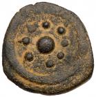 Judaea, Hasmonean Kingdom. Alexander Jannaeus (Yehonatan). Æ Prutah (0.89 g), 103-76 BCE.