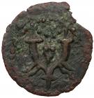 Judaea, Herodian Kingdom. Herod I. AE Prutah (1.59 g), 40 BCE.-4 CE Choice VF - 2