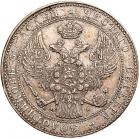 Poland. 10 Zlotych-1 1/2 Rubles, 1836-MW NGC AU53