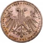 German States: Frankfurt am Main. 2 Gulden, 1848 PCGS Unc