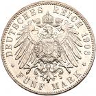 German States: Bremen. 5 Marks, 1906-J NGC MS64 - 2