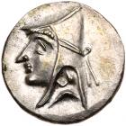 Parthian Kingdom. Artabanos I (Arsakes II). Silver Drachm (4.03 g), 211-185 BC N