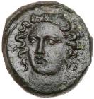 Sicily, Syracuse. Dionysios I. AE Tetras (1.89 g), 405-367 BC EF