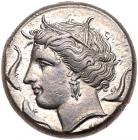 Sicily, Syracuse. Agathokles. Silver Tetradrachm (16.82 g), 317-289 BC EF