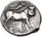 Campania, Neapolis. Silver Nomos (7.34 g), ca. 320-280 BC VF - 2