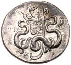 Lydia, Tralles. Silver Cistophoric Tetradrachm (12.43 g), ca. 166-67 BC EF - 2