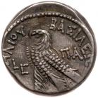 Ptolemaic Kingdom. Cleopatra III and Ptolemy IX Soter II (Lathyros). Silver Tetradrachm (13.98 g), 116-107 BC - 2