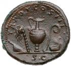 Antoninus Pius. AE as (13.43 g), AD 138-161 EF - 2