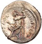 C. Vibius C.f. C.n. Pansa Caetronianus. Silver Denarius (4.07 g), 48 BC Superb E - 2