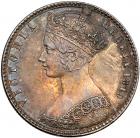 Great Britain. 'Godless' Florin, 1849 NGC MS63