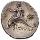 Calabria, Taras. Silver Nomos (6.47 g), ca. 280-272 BC EF - 2