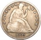 1859-S Liberty Seated $1 PCGS F12