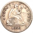 1856-S Liberty Seated 25C