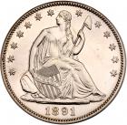 1891 Liberty Seated 50C PCGS Proof 61