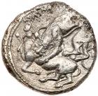 Phoenicia, Byblos. 'Ozba'al. Silver Shekel (12.74 g), ca. 400-365 BC Fine - 2