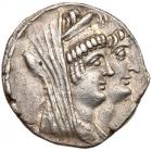 Seleukid Kingdom. Cleopatra Thea and Antiochos VIII Epiphanes. Silver Tetradrachm (16.33 g), 125-121 BC