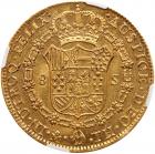 Mexico. 8 Escudos, 1807-Mo TH NGC AU55 - 2