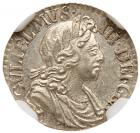 Great Britain. Silver Penny, 1698 NGC MS65