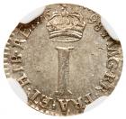 Great Britain. Silver Penny, 1698 NGC MS65 - 2