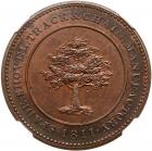 Great Britain. Worcester Token Penny, 1811 NGC MS63 BR