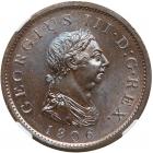 Great Britain. Penny, 1806 NGC MS66 BR