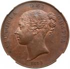 Great Britain. Penny, 1853 NGC MS63 BR